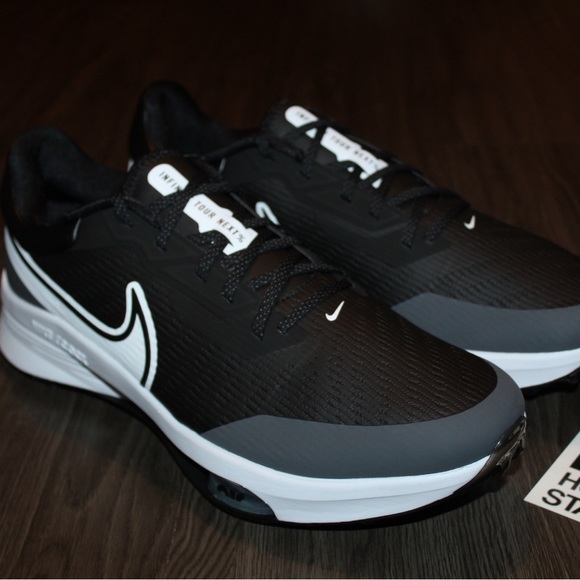 ❌S⭕️LD❌Nike Air Zoom Infinity React Black Grey White Mens Size 13 Golf Shoes - Picture 10 of 17